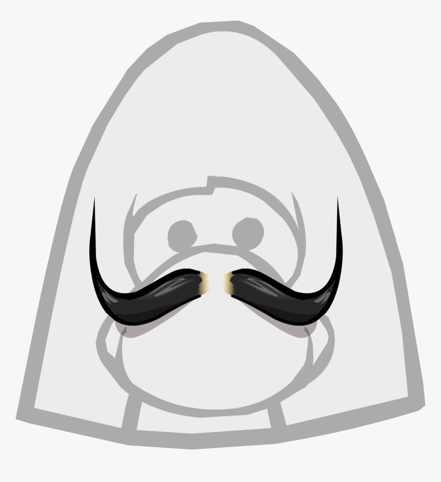 Transparent Mustach Png - Club Penguin Elvis Hair, Png Download, Free Download