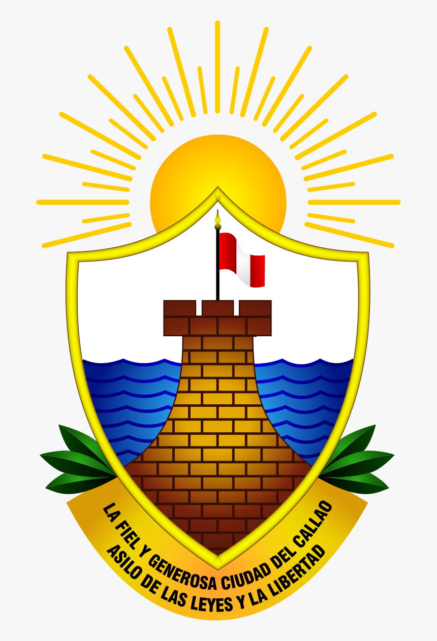 Escudo Del Callao - Bandera Del Callao Peru, HD Png Download, Free Download