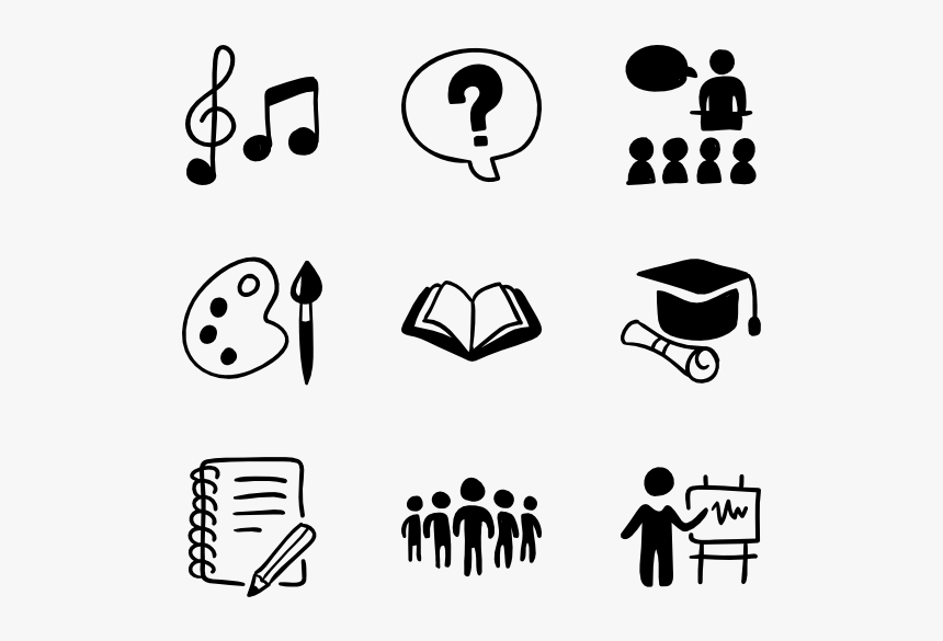 Hand Drawn Education Icon, HD Png Download, Free Download