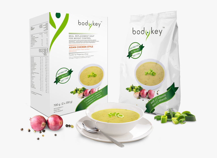 Mahlzeitersatz-suppe Asian Chicken Bodykey Amway Nutrilite - Bodykey Meal Replacement Soups, HD Png Download, Free Download