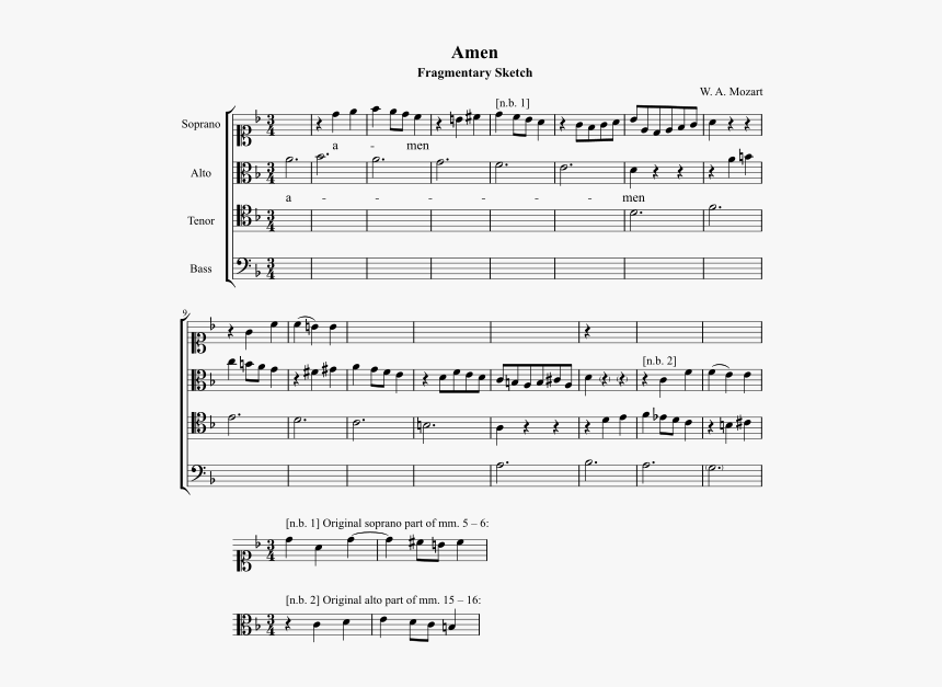 Amen Mozart Requiem, HD Png Download, Free Download