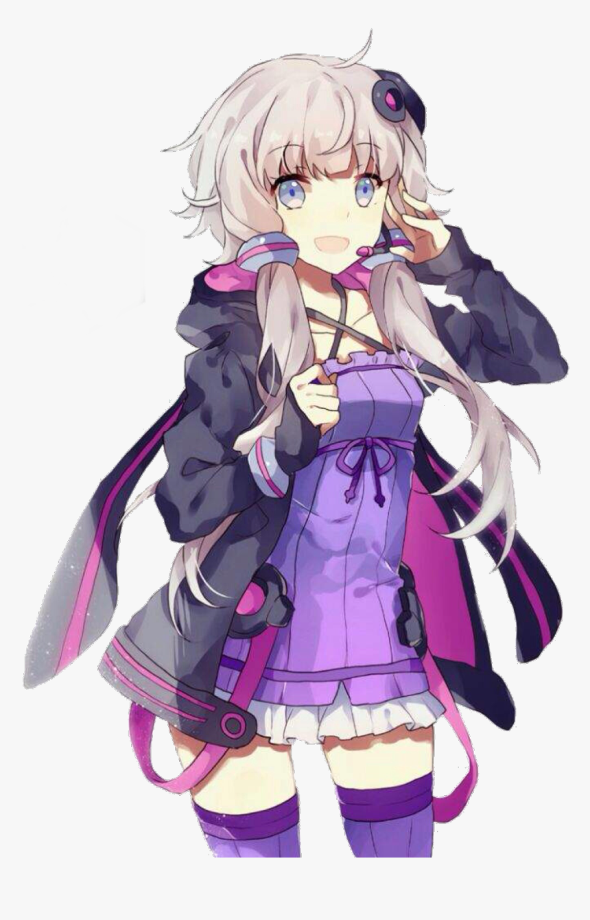 #anime #morado #purple #series #render #png - Yuzuki Yukari Vocaloid, Transparent Png, Free Download