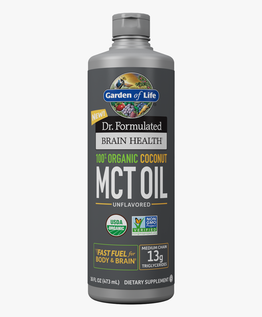 All Products - Dr Formulated 100% Organic Coconut Mct Oil 16 Oz, HD Png Download, Free Download