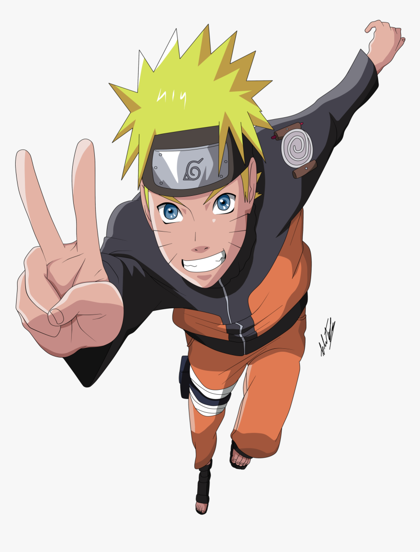 Thumb Image - Naruto With Peace Sign, HD Png Download, Free Download