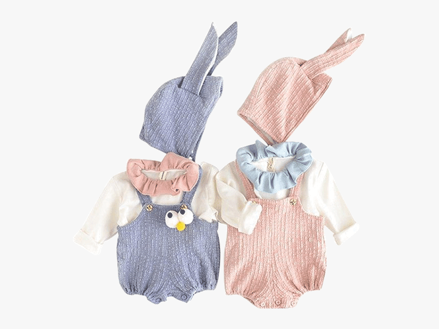 Petite Bello Playsuit Cute Bunny Ear Playsuit - Woolen, HD Png Download, Free Download