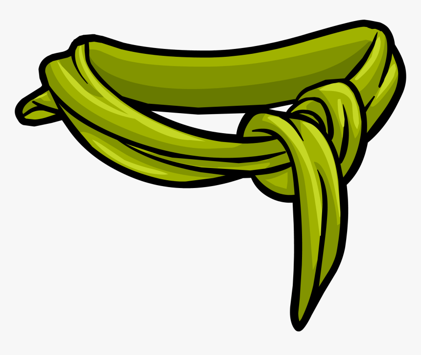 Green Cotton Scarf Clothing Icon Id - Scarf, HD Png Download, Free Download