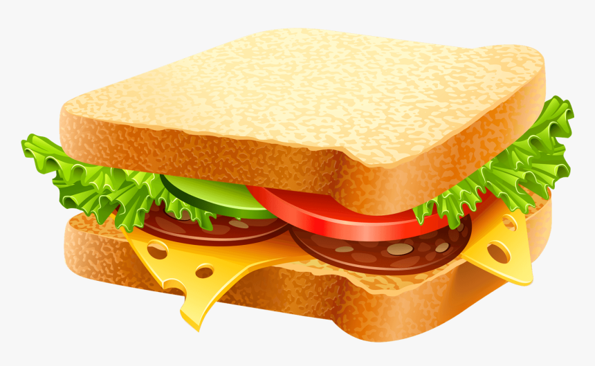 Clipart Sandwich - Sandwich Png, Transparent Png, Free Download