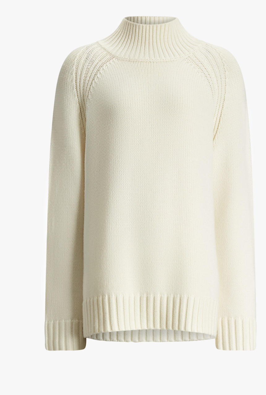 Joseph, New High Neck Sloppy Joe Knit, In Cream - Sweater, HD Png Download, Free Download
