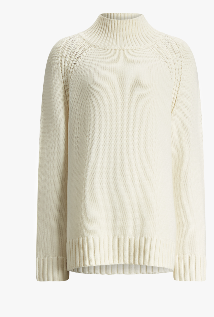 Joseph, New High Neck Sloppy Joe Knit, In Cream - Sweater, HD Png ...