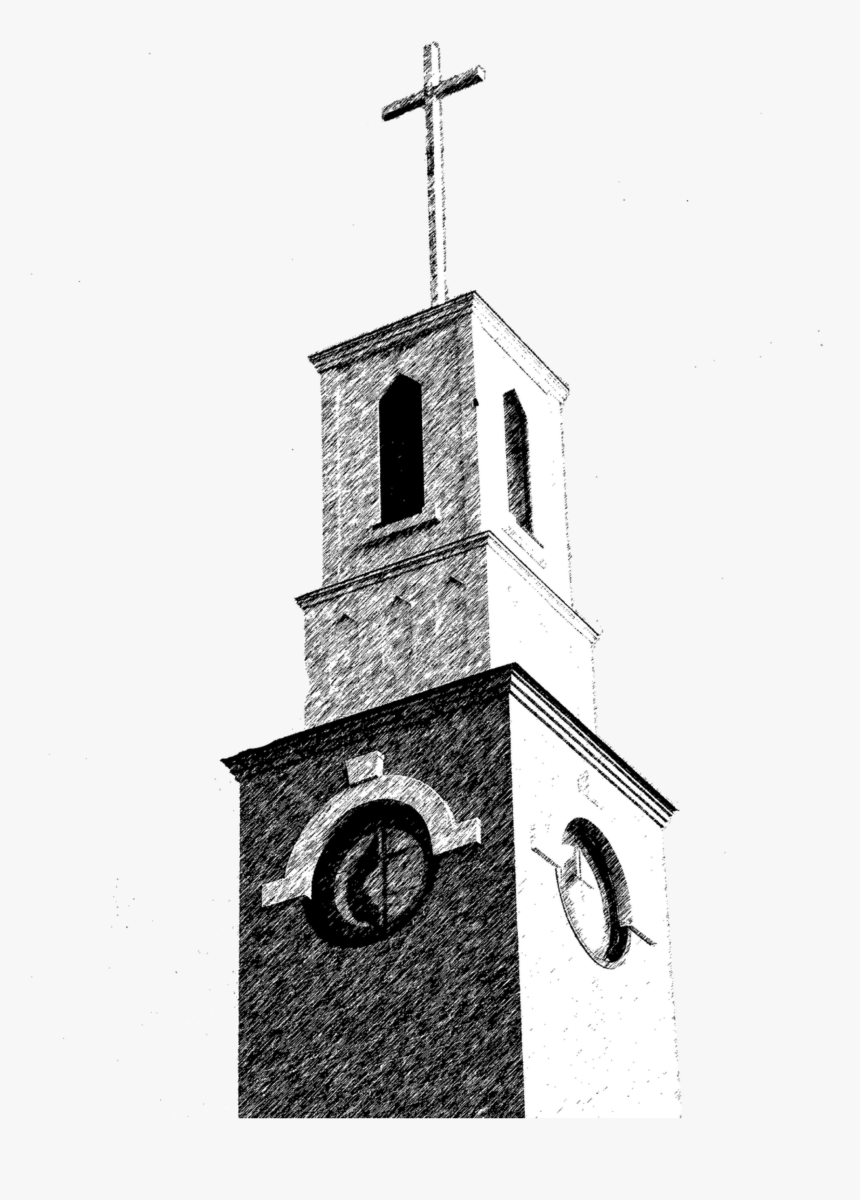 #church #tower #drawing #freetoedit - Church, HD Png Download, Free Download