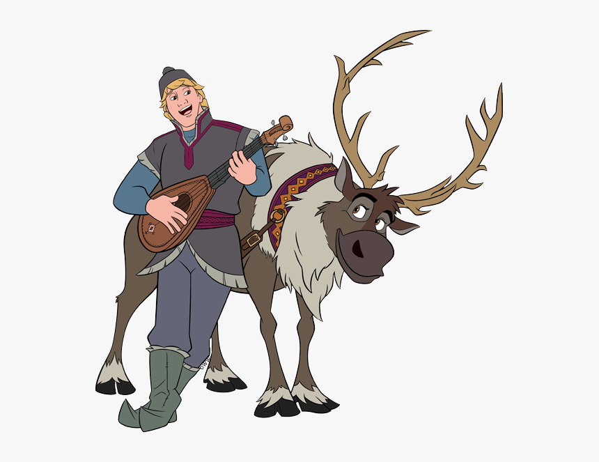 Drawing Of Sven And Kristoff, HD Png Download, Free Download