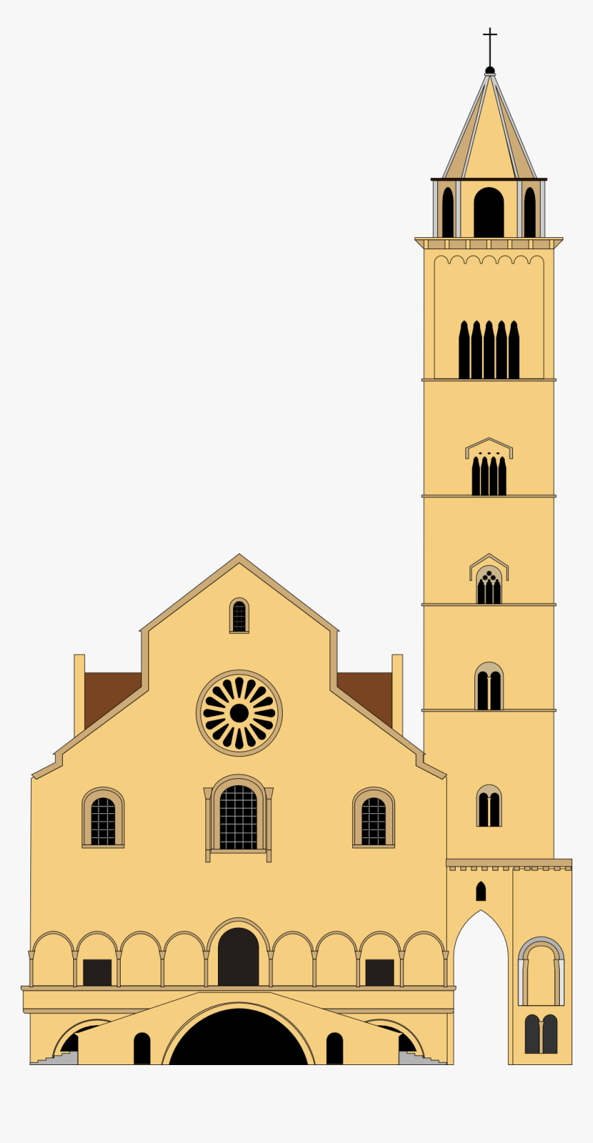 Cattedrale Trani Png, Transparent Png, Free Download