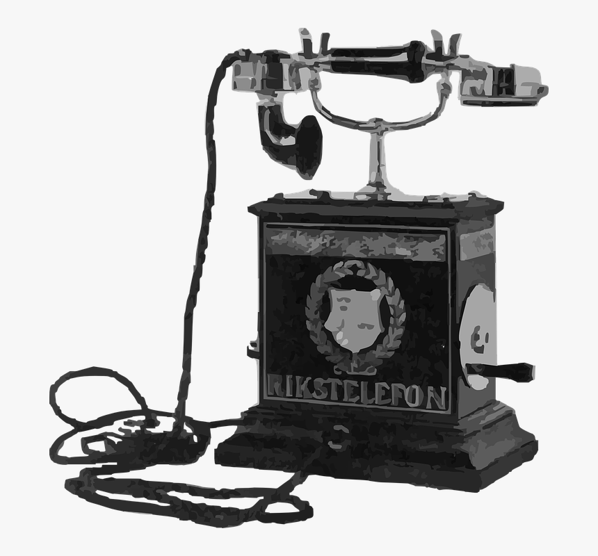 Telephone, Instrument, Antique, Vintage, Handset - Telefono Seconda Rivoluzione Industriale, HD Png Download, Free Download