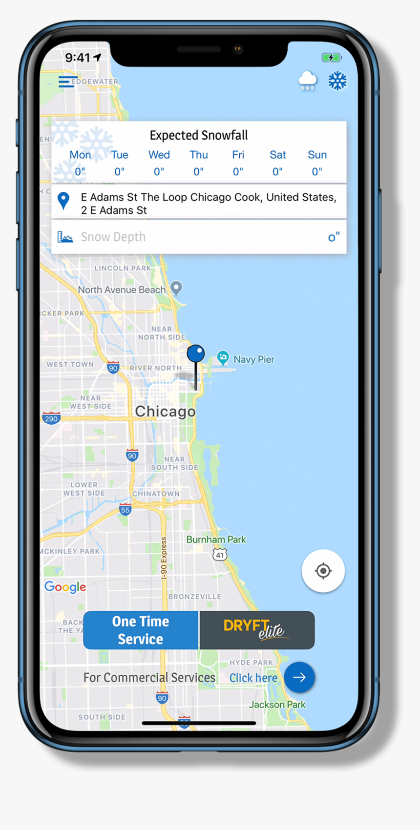 Snow Plow App Chicago - Map, HD Png Download, Free Download