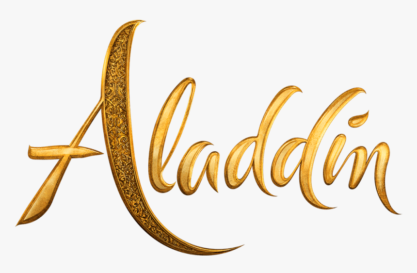 Aladdin 2019 Title Png, Transparent Png, Free Download