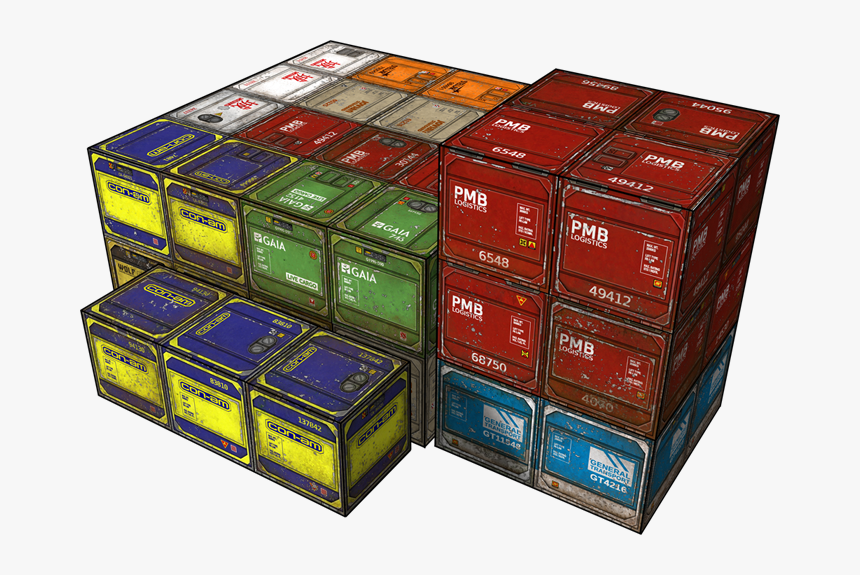 Transparent Crates Png - Paper Model Crate, Png Download, Free Download