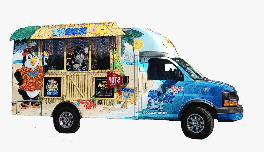 Car Food Truck Transport Commercial Vehicle - Van, HD Png Download, Free Download