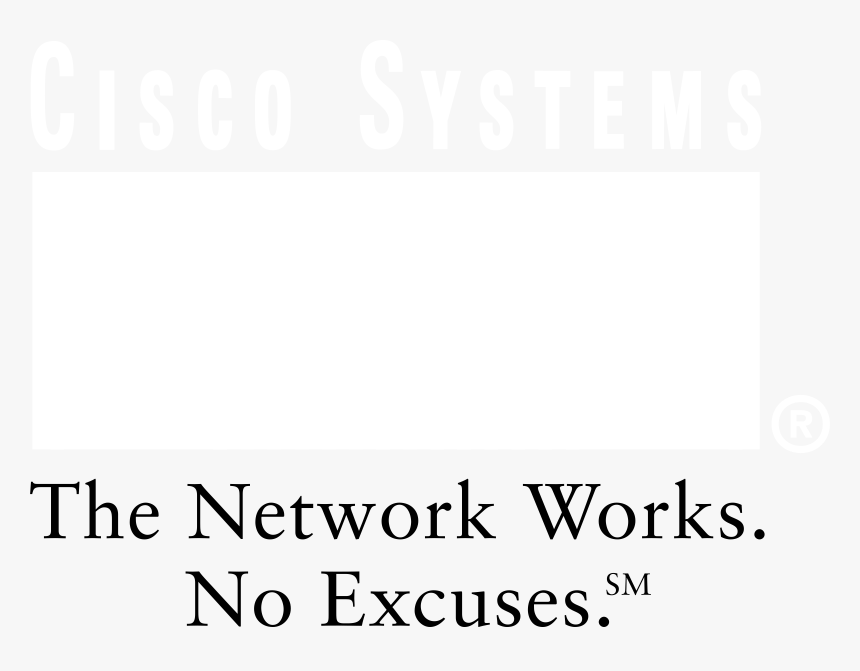 Cisco Systems Logo4 Logo Black And White - Cisco Systems, Inc., HD Png Download, Free Download