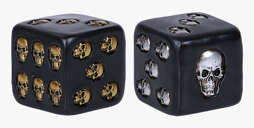 Set Of 2 Skull Dice - Skull Dice Png, Transparent Png, Free Download