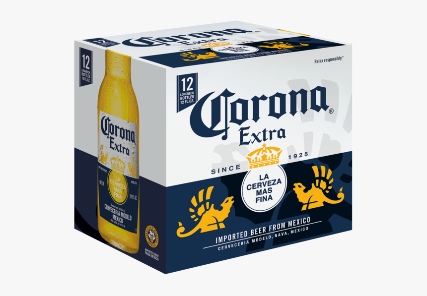 Corona Extra 12pk Bottles - Corona Extra 12 Pk, HD Png Download, Free Download