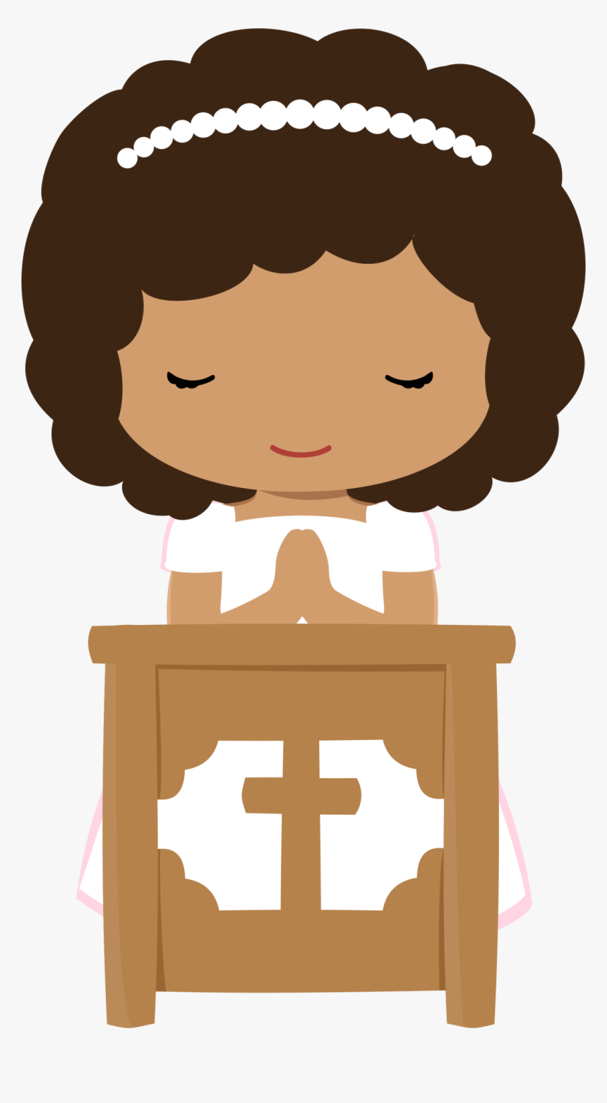 Clipart Communion Girl Png Wave Hair, Transparent Png, Free Download