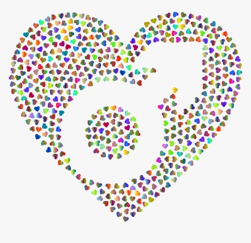 Heart,sticker,circle - Vector Round Calendar 2020, HD Png Download, Free Download