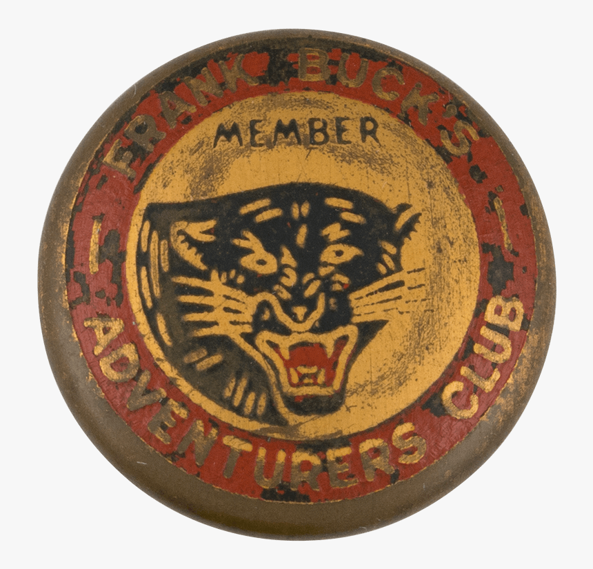 Frank Buck"s Adventures Club Club Button Museum - Emblem, HD Png Download, Free Download