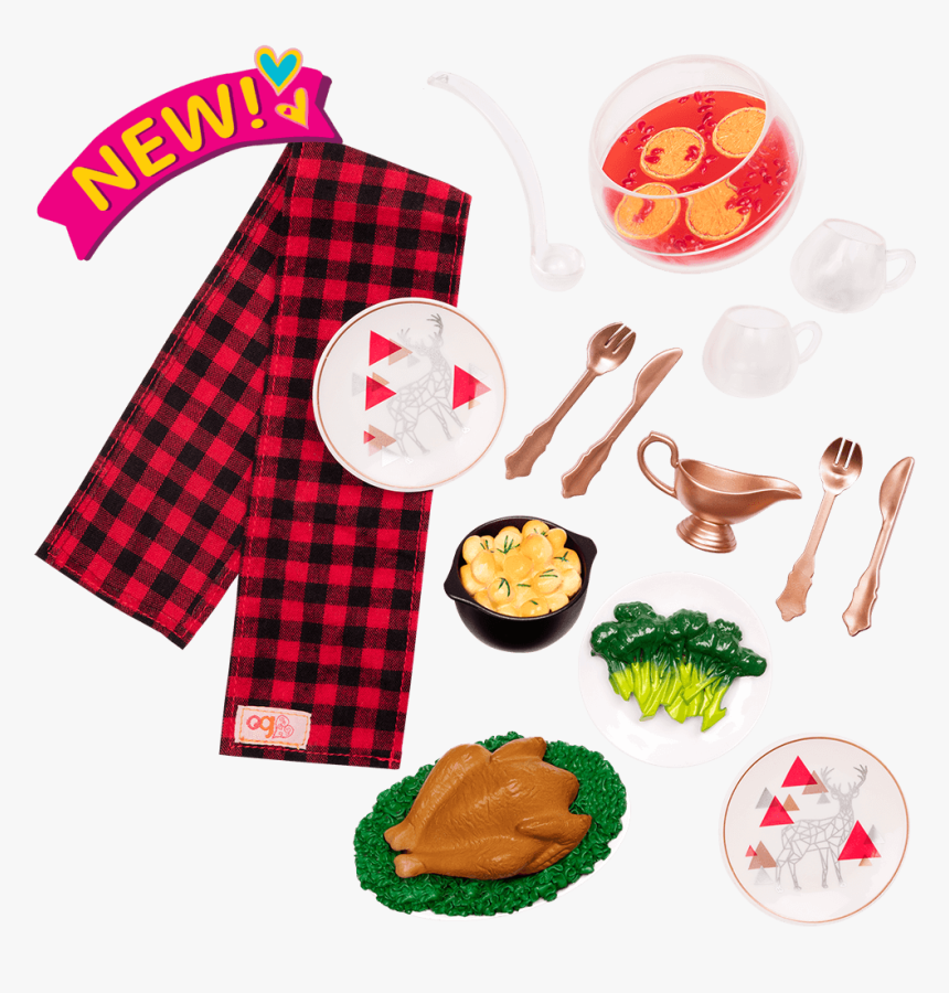 Festive Feast Turkey Dinner Set For 18-inch Dolls - Our Generation Festive Feast, HD Png Download, Free Download