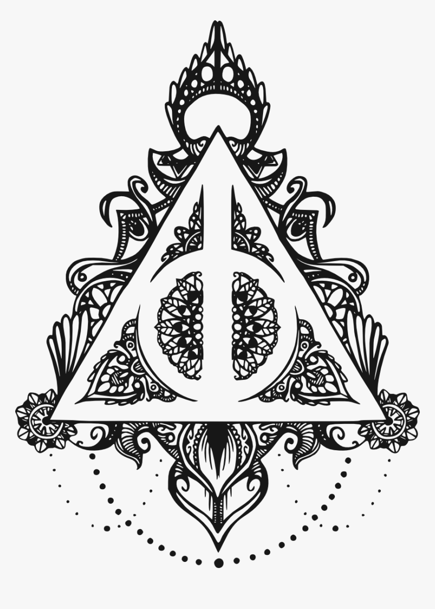 Download Deathly Hallows Mandala Svg - Harry Potter SVG I am a ...