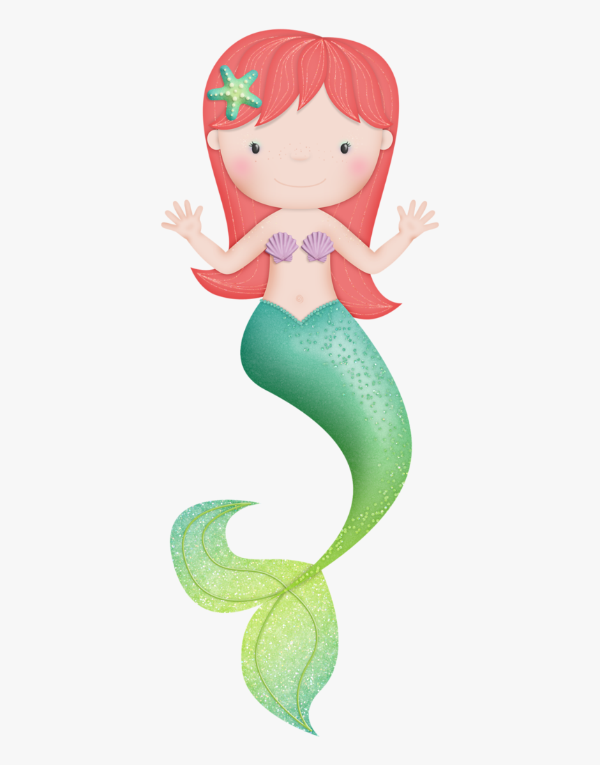Mermaid Baby Png Clipart , Png Download - Mermaid Png Clipart, Transparent Png, Free Download