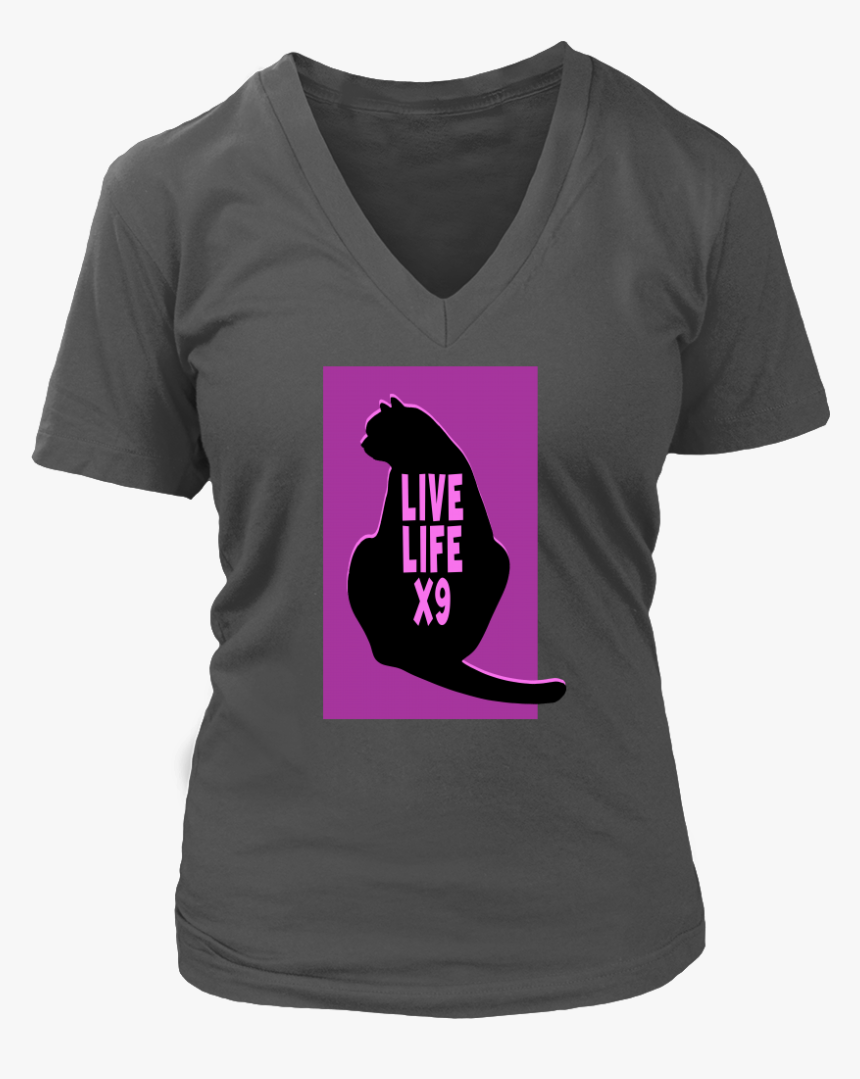 Live Life X9 V-neck - T-shirt, HD Png Download, Free Download