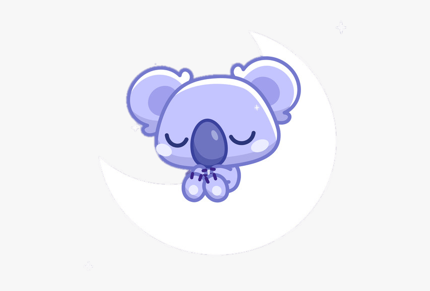 Sleepypaws The Snoozy Koala Sleeping On The Moon - Sleepy Paws Moshi Hd, HD Png Download, Free Download