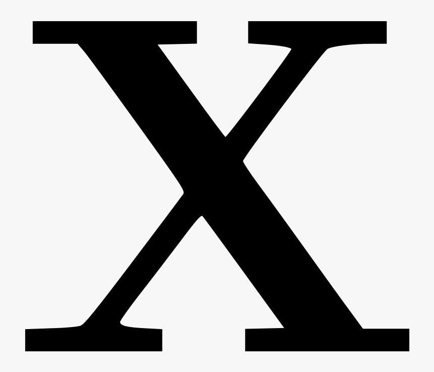 Letter X Alphabet Clip Art - Letter X Png, Transparent Png, Free Download