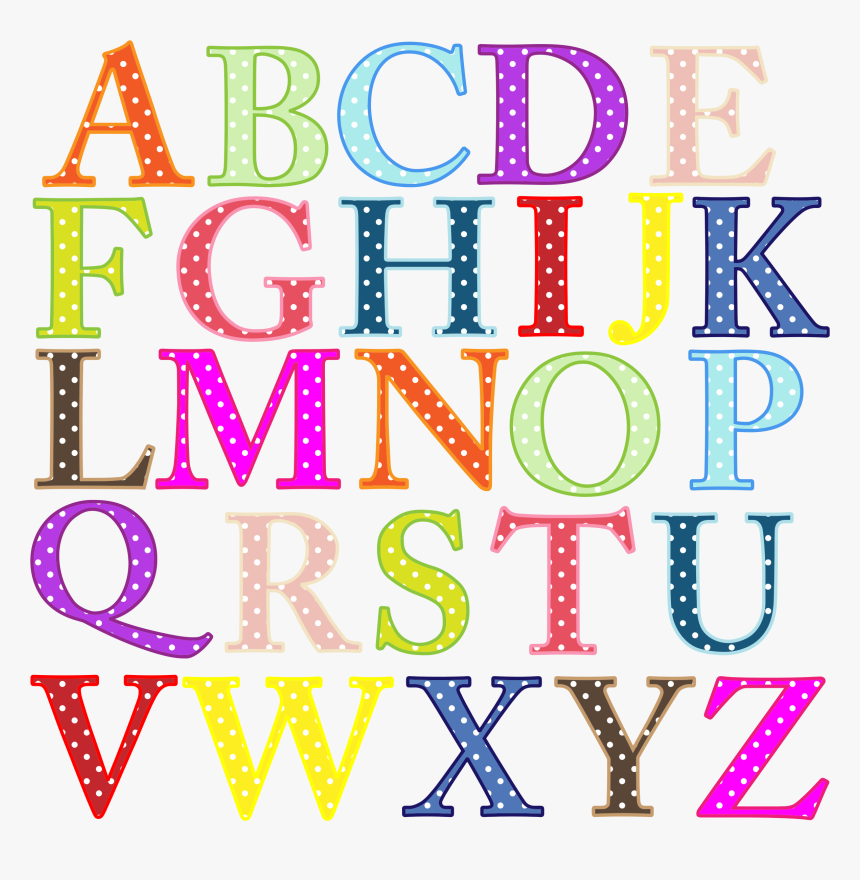 Transparent Fancy Letter A Png - Colorful Alphabets Png, Png Download, Free Download
