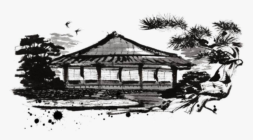 Illustration Japan Japanese Landscape Architecture - Japanese Landscape Illustration Png, Transparent Png, Free Download