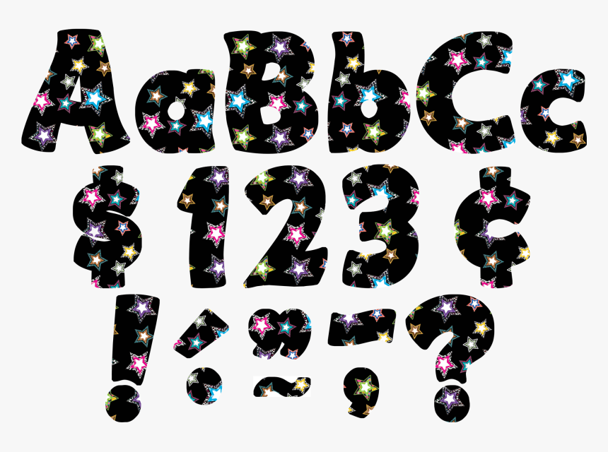 Tcr5374 Fancy Stars Funtastic - Fancy Colourful Letter S, HD Png Download, Free Download