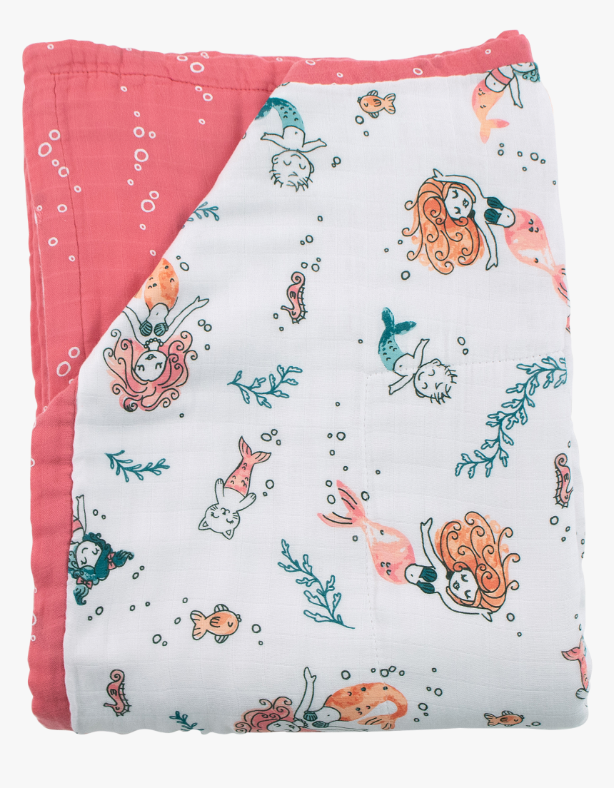 Mermaid Bubbles Luxury Muslin Super Snuggle Blanket - Blanket, HD Png Download, Free Download