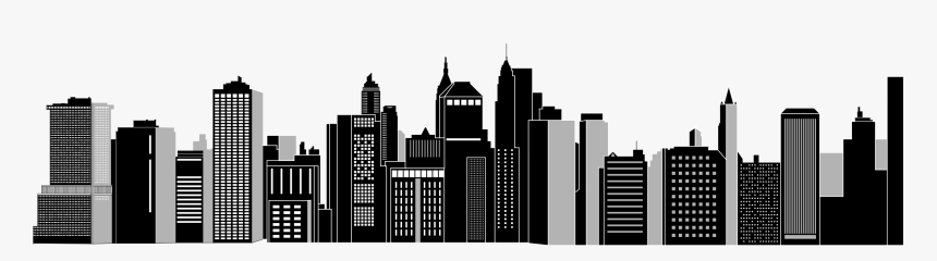 Clipart - Cityscape Clipart, HD Png Download, Free Download