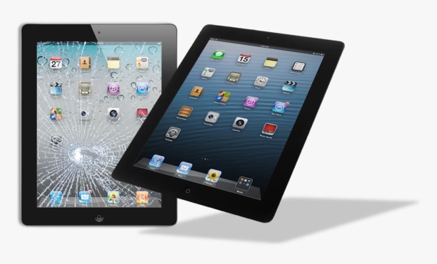 Ipad Broken-new - Ipad 4 Screen Broken, HD Png Download, Free Download