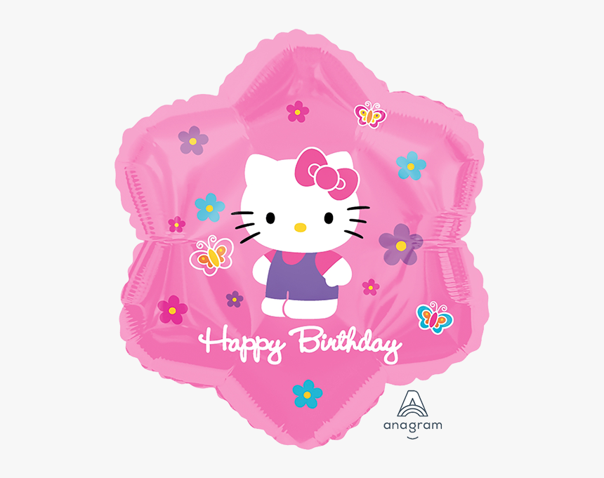 Happy Birthday With Hellokitty, HD Png Download, Free Download