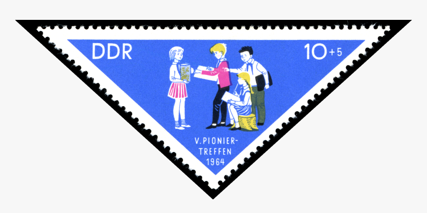 Stamps Of Germany 1964, Minr 1045 - Ddr Triangle Stamp V Pionier Treffen, HD Png Download, Free Download