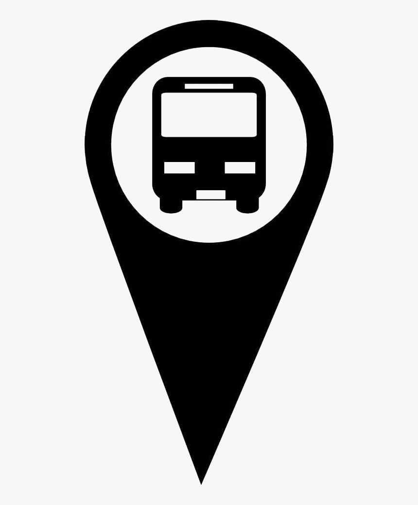 Bus Icon Stop Positioning Logo Hq Image Free Png Clipart - Bus Stop Icon Png, Transparent Png, Free Download