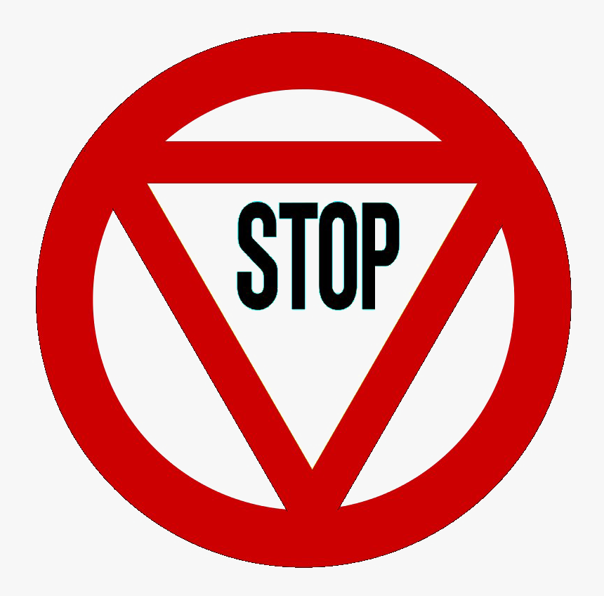 Stop Transparent Png - Traffic Sign, Png Download, Free Download