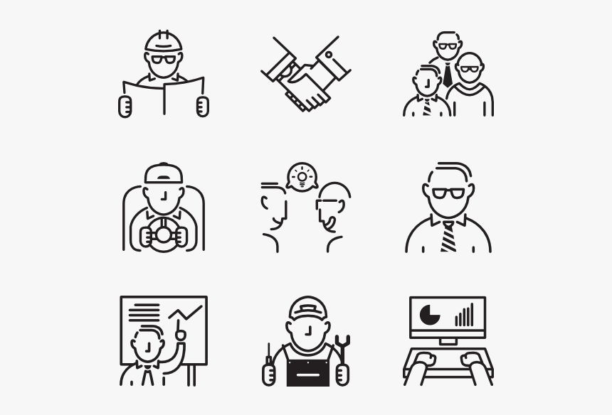 People Working Icon, HD Png Download, Free Download