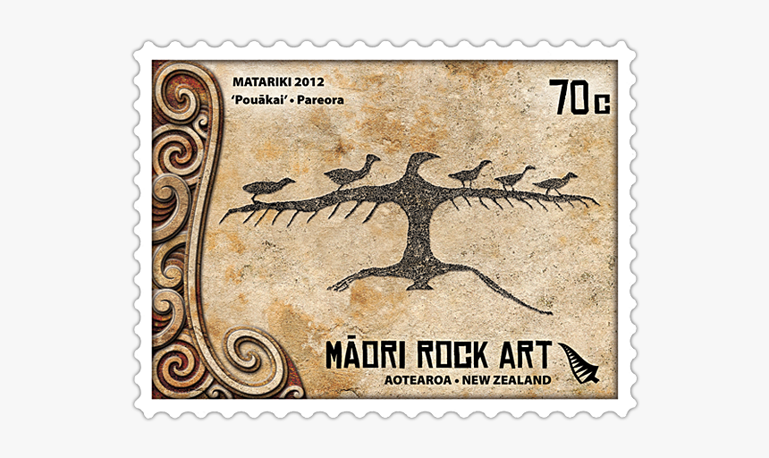 Maori Rock Art Stamps, HD Png Download, Free Download