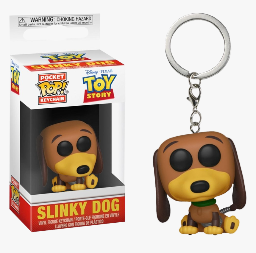 Slinky Dog Pocket Pop Vinyl Keychain - Toy Story Keychain Funko, HD Png Download, Free Download