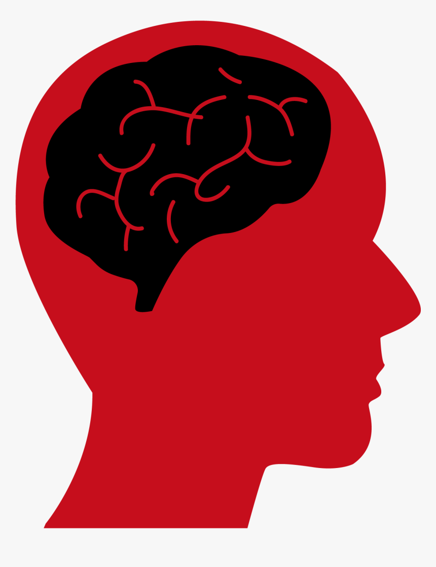 Transparent Brain Silhouette Png - Head And Brain Poster, Png Download, Free Download