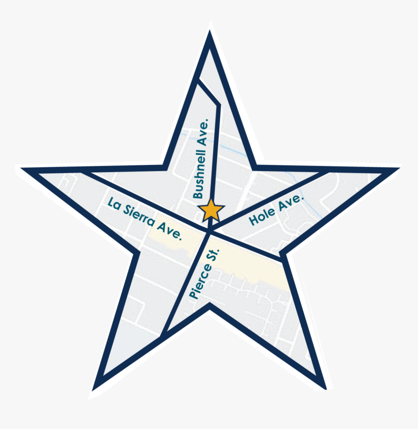 5 Points Map - Transparent Star Shape Png, Png Download, Free Download