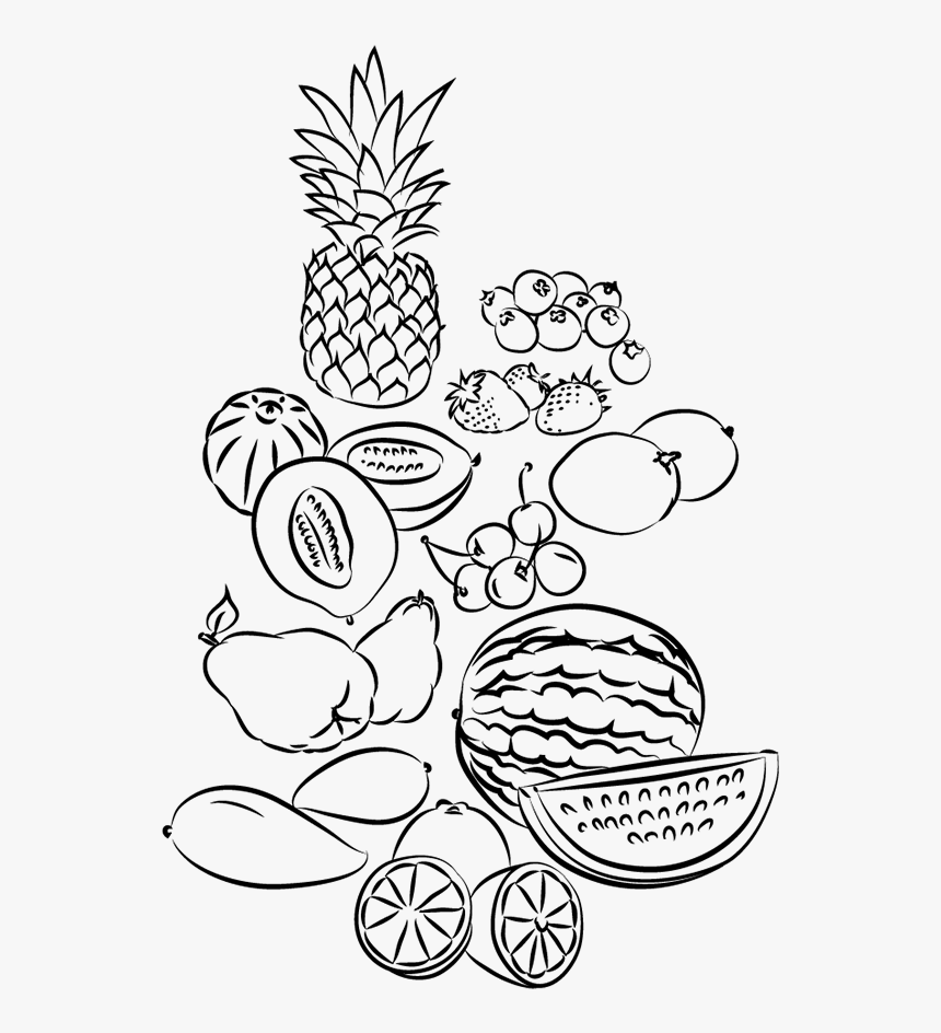 Transparent Pineapple Drawing Png - Seedless Fruit, Png Download, Free Download