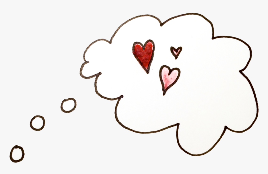Love Thought Bubble Png , Png Download - Love Thought Bubble Png, Transparent Png, Free Download